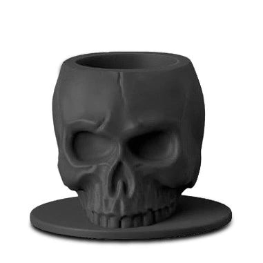 Black silicone ink cup